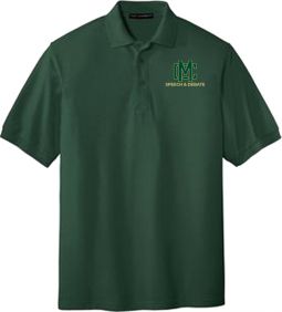 Port Authority Silk Touch Polo, Dark Green